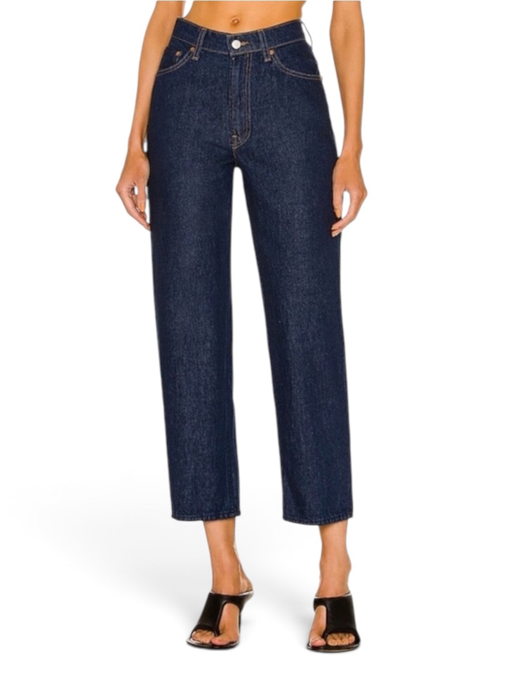 MOTHER SNACKS! High Waisted Double Stack in Cold Brew | 25 NWT